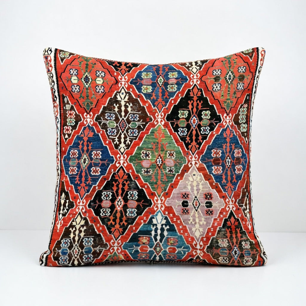 Housse de Coussin Bohème en Plush pour un Confort Raffiné