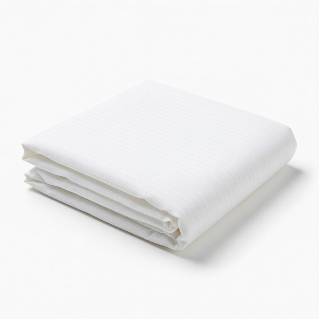 Drap Housse Blanc Polyester - Douceur et Confort Absolu