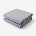 Drap Housse Gris Uni Coton Polyester Confort Premium