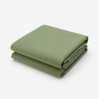 Drap Housse Vert Polyester Premium Ajustement Parfait et Douceur