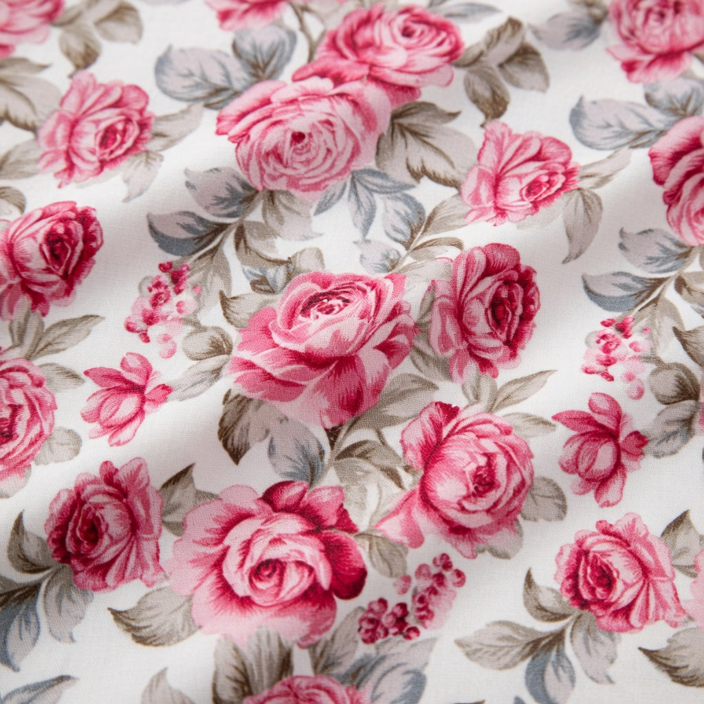 Drap Housse Fleuri Polyester Confort Élégant